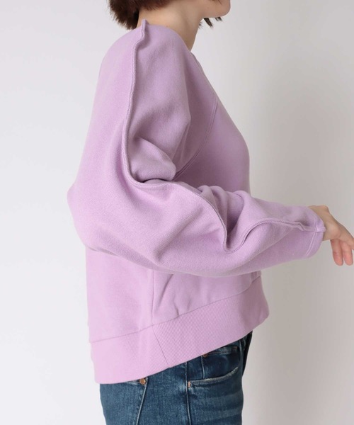 MARECHAL TERRE（マルシャルテル）の「【MARECHAL TERRE / マルシャルテル】ウェーブスリーブトレーナー（スウェット・レディース・ピンク/グリーン/オフホワイト・38）」の9枚目の写真