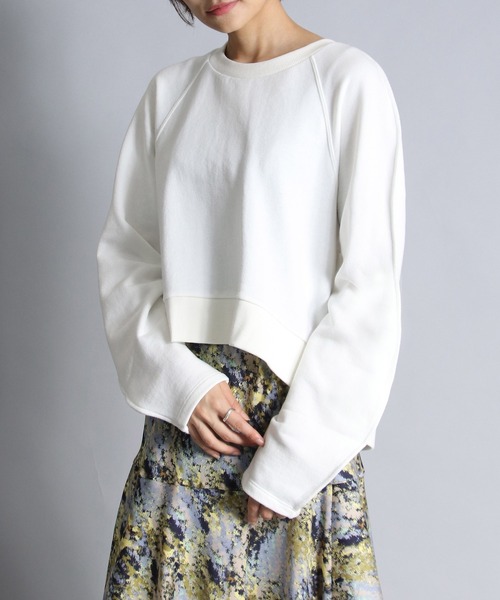 MARECHAL TERRE（マルシャルテル）の「【MARECHAL TERRE / マルシャルテル】ウェーブスリーブトレーナー（スウェット・レディース・ピンク/グリーン/オフホワイト・38）」の17枚目の写真