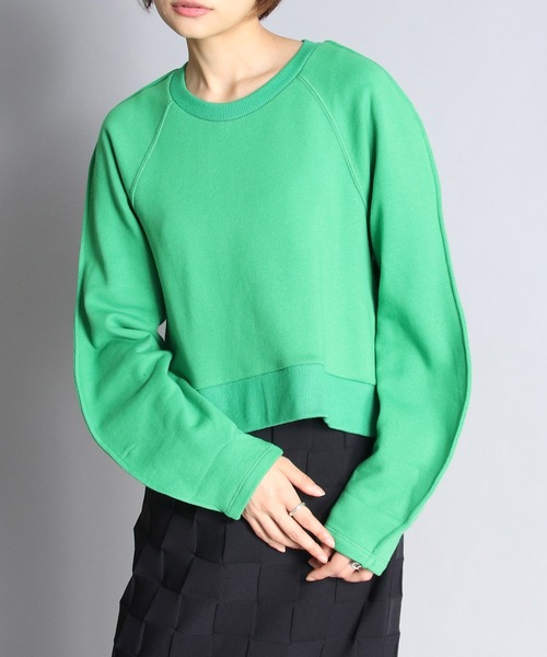 MARECHAL TERRE（マルシャルテル）の「【MARECHAL TERRE / マルシャルテル】ウェーブスリーブトレーナー（スウェット・レディース・ピンク/グリーン/オフホワイト・38）」の18枚目の写真