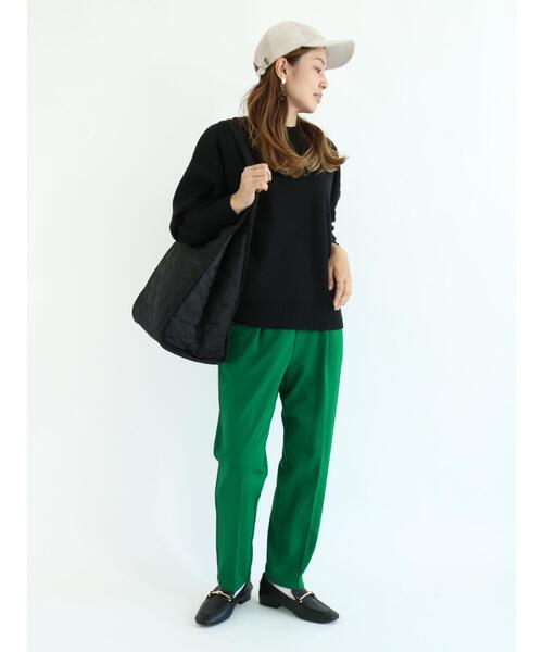 Lugnoncure（ルノンキュール）の「キルティングトートバッグ（ハンドバッグ・レディース・ブラック/カーキ・ﾌﾘ-）」の5枚目の写真