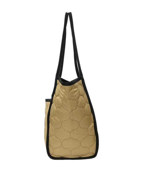 Lugnoncure（ルノンキュール）の「キルティングトートバッグ（ハンドバッグ・レディース・ブラック/カーキ・ﾌﾘ-）」の8枚目の写真