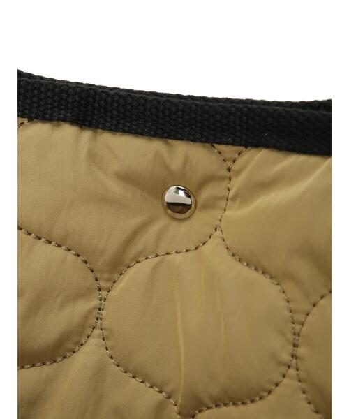 Lugnoncure（ルノンキュール）の「キルティングトートバッグ（ハンドバッグ・レディース・ブラック/カーキ・ﾌﾘ-）」の10枚目の写真