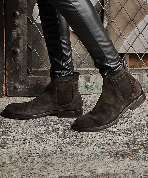 BOEMOS（ボエモス）の「【BOEMOS×RATTLE TRAP】サイドゴアブーツ（ブーツ・メンズ・ブラック/ブラウン・M/L）」の9枚目の写真