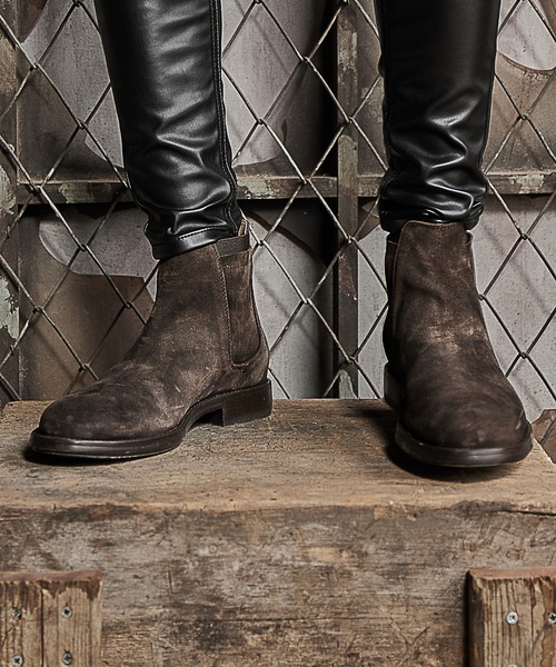 BOEMOS（ボエモス）の「【BOEMOS×RATTLE TRAP】サイドゴアブーツ（ブーツ・メンズ・ブラック/ブラウン・M/L）」の12枚目の写真