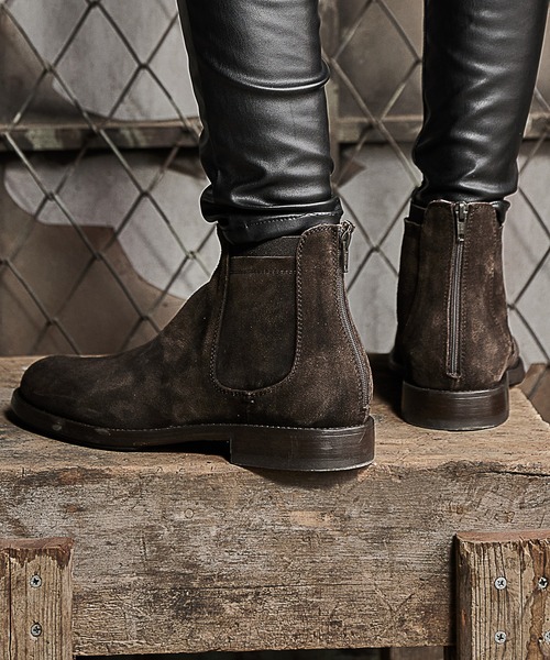 BOEMOS（ボエモス）の「【BOEMOS×RATTLE TRAP】サイドゴアブーツ（ブーツ・メンズ・ブラック/ブラウン・M/L）」の13枚目の写真