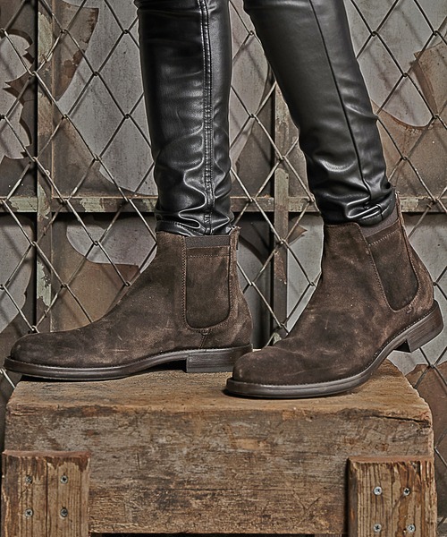 BOEMOS（ボエモス）の「【BOEMOS×RATTLE TRAP】サイドゴアブーツ（ブーツ・メンズ・ブラック/ブラウン・M/L）」の15枚目の写真