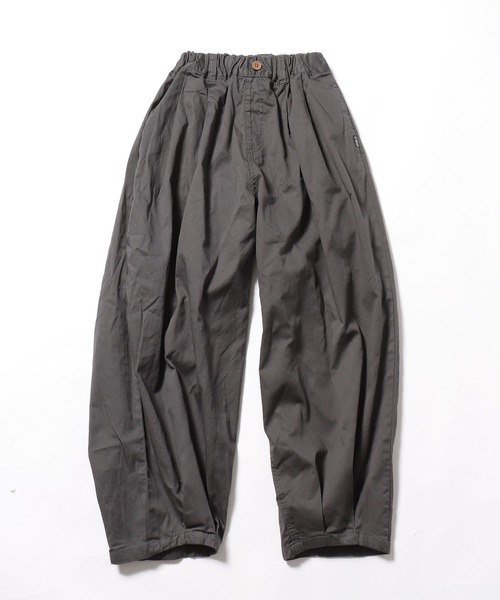 F.O.KIDS（エフオーキッズ）の「F.O.KIDS/エフオーキッズ ワイドタックパンツ（スラックス・キッズ・ブラック/ブラウン/ブルー・130/140）」の2枚目の写真