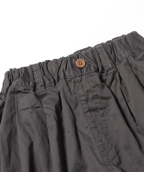 F.O.KIDS（エフオーキッズ）の「F.O.KIDS/エフオーキッズ ワイドタックパンツ（スラックス・キッズ・ブラック/ブラウン/ブルー・130/140）」の7枚目の写真