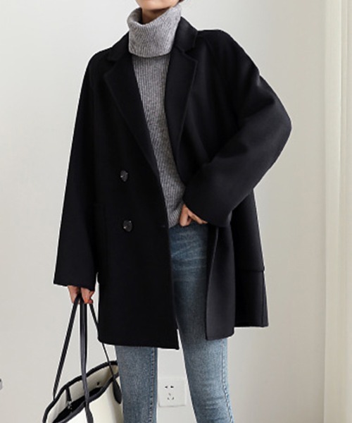 ミドル丈Pコート（チェスターコート）｜Doux Belle（ドゥーベル）