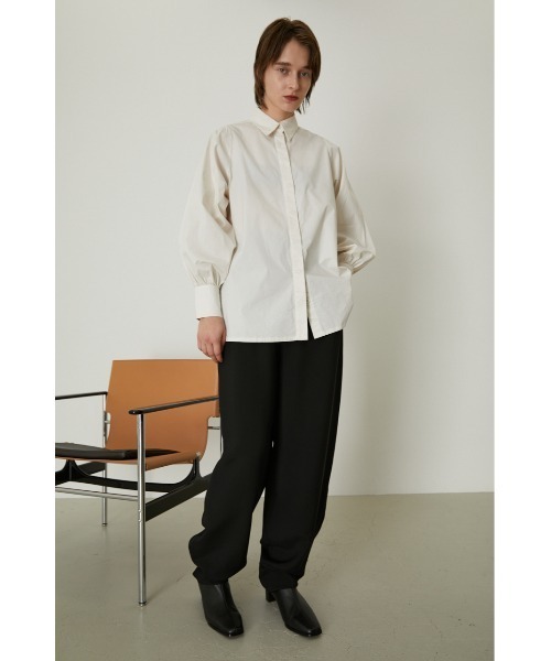 RIM.ARK(リムアーク)の「Round volume SH(シャツ/ブラウス・レディース・ホワイト/ライトブルー/グレー・FREE)」の5枚目の写真