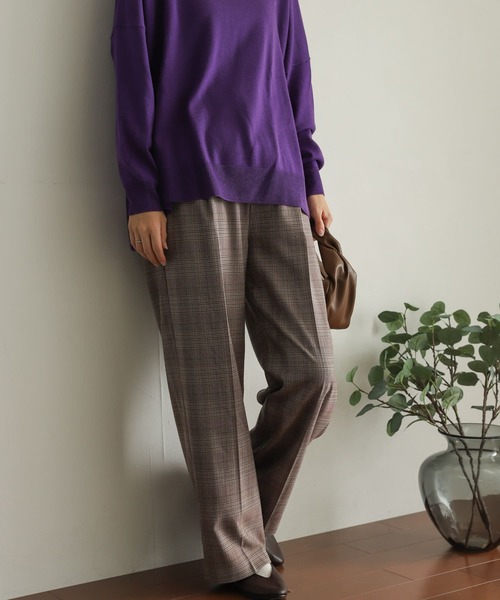 URBAN RESEARCH DOORS（アーバンリサーチドアーズ）の「TRチェックトラウザー（その他パンツ・レディース・グレー系その他/ブラウン系その他・SMALL/MEDIUM）」の20枚目の写真