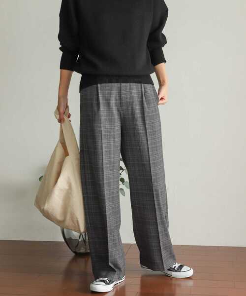 URBAN RESEARCH DOORS（アーバンリサーチドアーズ）の「TRチェックトラウザー（その他パンツ・レディース・グレー系その他/ブラウン系その他・SMALL/MEDIUM）」の18枚目の写真