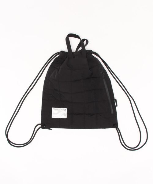 【ADAM PATEK 】square quilt BIG drawstring bag(AP2229002)巾着バッグ（バックパック