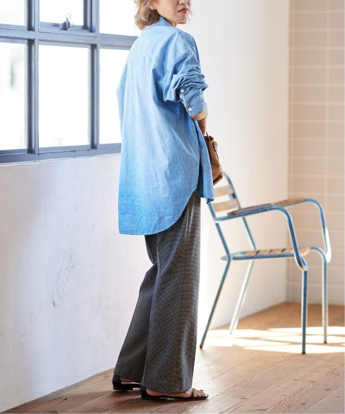 極美品★2024AW FRAMeWORK denimシャツ FRAMeWORK（フレームワーク）の「≪追加≫denim シャツ（シャツ