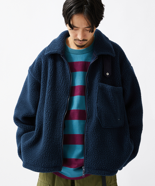 JOURNAL STANDARD（ジャーナルスタンダード）の「【STONE MASTER×JOURNAL STANDARD】 別注 BOMBER JACKET（ブルゾン・メンズ・チャコールグレー/ネイビー・MEDIUM/LARGE）」の16枚目の写真