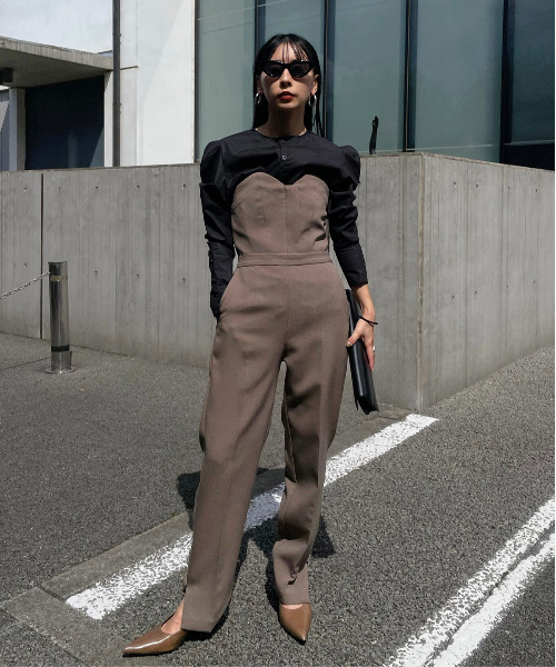 シャツ/ブラウス(長袖/七分) 2WAY SHOULDER TUCK BLOUSE Ameri（アメリ）の「2WAY SHOULDER TUCK BLOUSE（シャツ/ブラウス