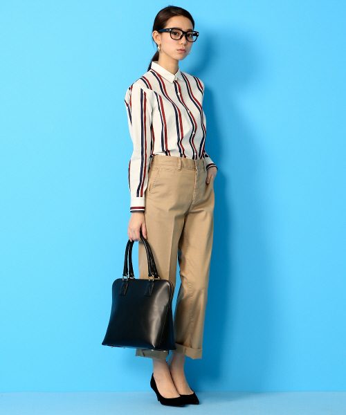 Rouge vif（ルージュヴィフ）の「ﾁﾉｸﾛｽﾊﾟﾝﾂ（チノパンツ・レディース・キャメル/ベージュ・36/34/38）」の10枚目の写真