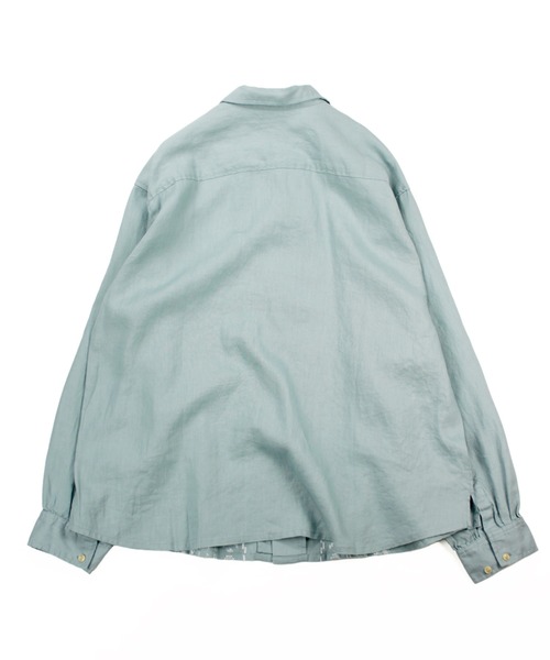 Universal Style Wear（ユニバーサルスタイルウェア）の「Universal Style Wear キューバ シャツ（シャツ/ブラウス・メンズ・ナチュラル/キャメル/サックスブルー/ブラック・MEDIUM/LARGE/X-LARGE）」の15枚目の写真