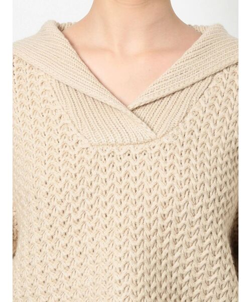 MURUA（ムルーア）の「セーラーカラークロップドニット（ニット/セーター・レディース・ブラック/ブルー/アイボリー・FREE）」の20枚目の写真