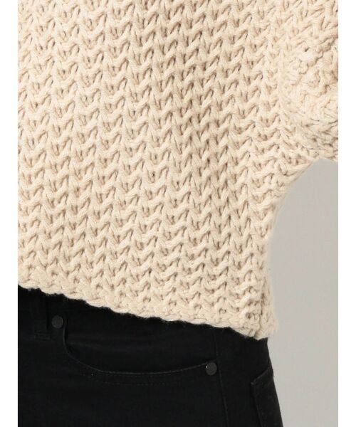 MURUA（ムルーア）の「セーラーカラークロップドニット（ニット/セーター・レディース・ブラック/ブルー/アイボリー・FREE）」の22枚目の写真