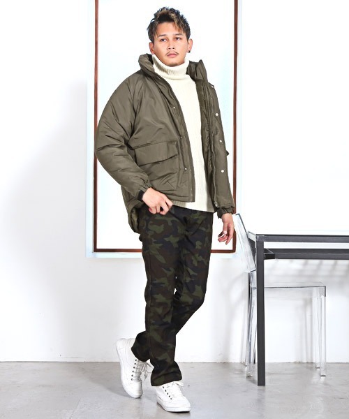 LUXSTYLE(ラグスタイル)の「裏ボアボンディングパンツ(チノパンツ・メンズ・カモフラージュ/ベージュ/ブラック・S/M/L/XL/XXL)」の21枚目の写真