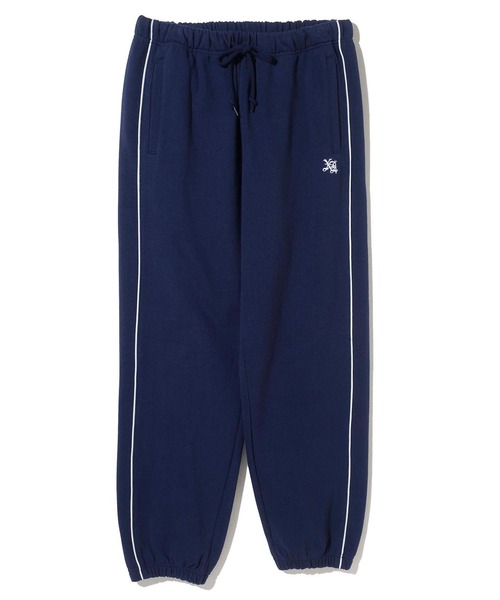 XLARGE（エクストララージ）の「EMBROIDERED LOGO PIPING SWEAT PANTS（スウェットパンツ・メンズ・アッシュ/ネイビー/ブラック・L/M/XL/S）」の19枚目の写真