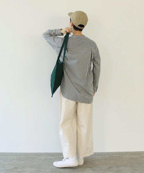 PAR ICI KLASSISK（パーリッシィクラシスク）の「ateliers PENELOPE フラットトート（トートバッグ・レディース・ブラック/アイボリー/ダークグリーン/オレンジ・FREE）」の10枚目の写真