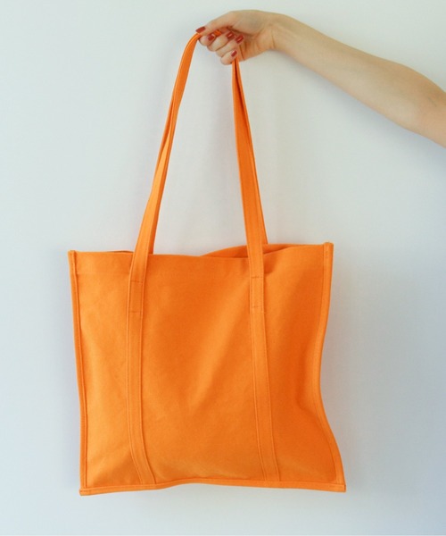 PAR ICI KLASSISK（パーリッシィクラシスク）の「ateliers PENELOPE フラットトート（トートバッグ・レディース・ブラック/アイボリー/ダークグリーン/オレンジ・FREE）」の18枚目の写真