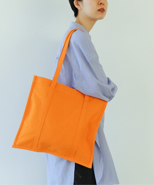 PAR ICI KLASSISK（パーリッシィクラシスク）の「ateliers PENELOPE フラットトート（トートバッグ・レディース・ブラック/アイボリー/ダークグリーン/オレンジ・FREE）」の15枚目の写真