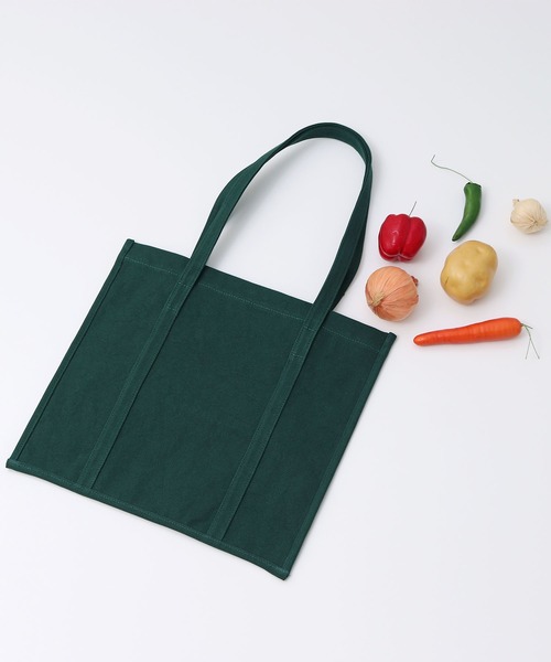 PAR ICI KLASSISK（パーリッシィクラシスク）の「ateliers PENELOPE フラットトート（トートバッグ・レディース・ブラック/アイボリー/ダークグリーン/オレンジ・FREE）」の13枚目の写真