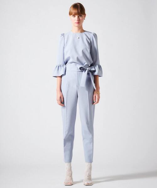 Tiara（ティアラ）の「ベルスリーブブラウス（シャツ/ブラウス・レディース・イエロー/ネイビー/ブルー/オフホワイト・FREE）」の18枚目の写真