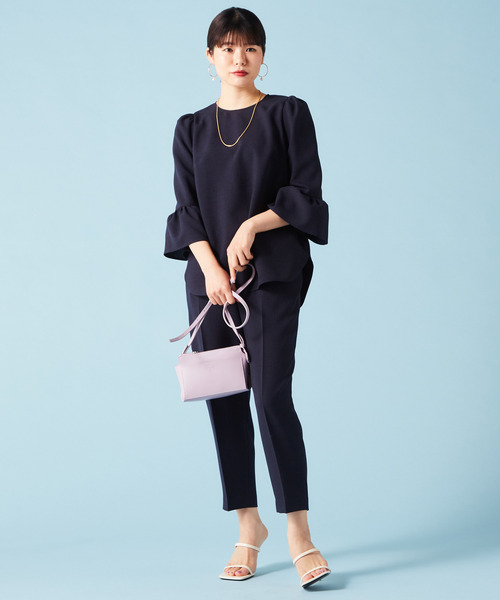 Tiara（ティアラ）の「ベルスリーブブラウス（シャツ/ブラウス・レディース・イエロー/ネイビー/ブルー/オフホワイト・FREE）」の19枚目の写真