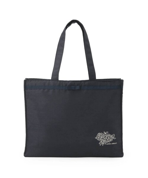LAURA ASHLEY(ローラアシュレイ)の「【セレモニー・学校行事にオススメ】アデリーン柄 トートバッグ(トートバッグ・レディース・ネイビー・00)」の2枚目の写真