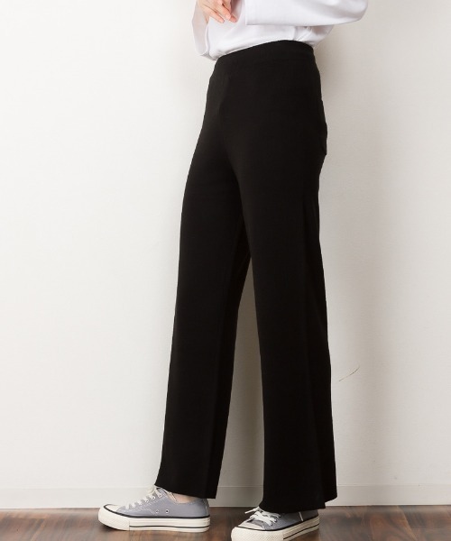 atONE(アットワン)の「atONE ニットワイドパンツ(その他パンツ・レディース・ブラック/グレイッシュベージュ/ネイビー・M-L/LL~3L/4L~5L)」の21枚目の写真