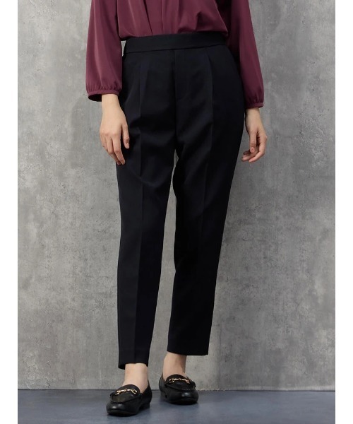 Perfect Suit FActory(パーフェクトスーツファクトリー)の「美単テーパードパンツ グリーン/ベージュ/ブラック/ネイビー(スラックス・レディース・ブラック/ライトグリーン/ネイビー/ベージュ・L/M/S/SS)」の4枚目の写真