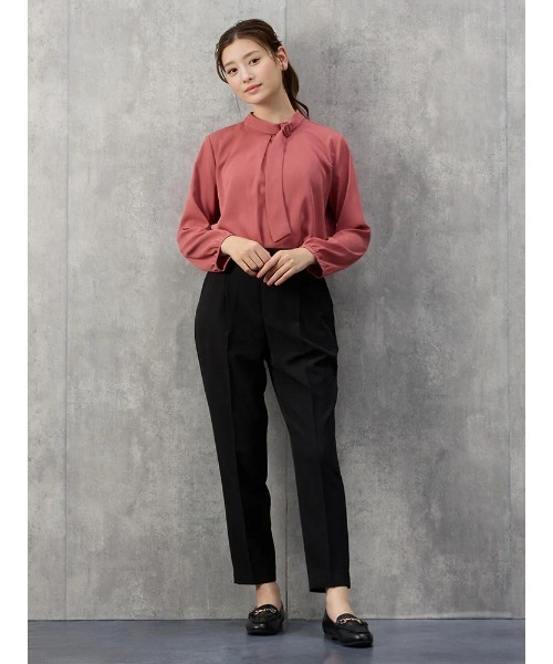 Perfect Suit FActory(パーフェクトスーツファクトリー)の「美単テーパードパンツ グリーン/ベージュ/ブラック/ネイビー(スラックス・レディース・ブラック/ライトグリーン/ネイビー/ベージュ・L/M/S/SS)」の14枚目の写真