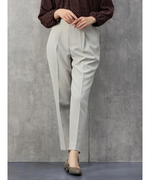 Perfect Suit FActory(パーフェクトスーツファクトリー)の「美単テーパードパンツ グリーン/ベージュ/ブラック/ネイビー(スラックス・レディース・ブラック/ライトグリーン/ネイビー/ベージュ・L/M/S/SS)」の16枚目の写真