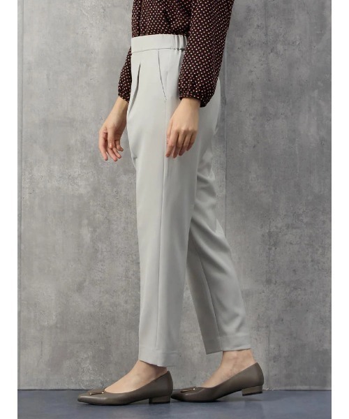 Perfect Suit FActory(パーフェクトスーツファクトリー)の「美単テーパードパンツ グリーン/ベージュ/ブラック/ネイビー(スラックス・レディース・ブラック/ライトグリーン/ネイビー/ベージュ・L/M/S/SS)」の18枚目の写真