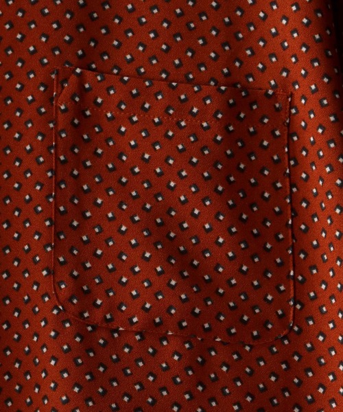 SITRY(シトリー)の「Oversize Drop shoulder Patterned shirt/オーバーサイズ ドロップショルダー 総柄 シャツ(シャツ/ブラウス・メンズ・ネイビー/ホワイト系その他/ブラック系その他2/ブラック/グリーン/ブラウン系その他/ホワイト/ブラウン/ブラック系その他・L/M/XL)」の20枚目の写真