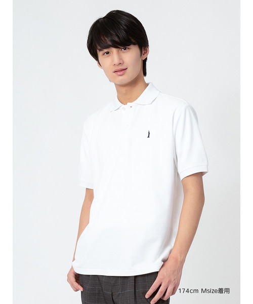 【ホワイト】こかげMAX ベースボールカラー ポロシャツ (MENS SPORT) ゼット（ZETT） ポロシャツ メンズ 野球 ソフトボール ベースボール 胸