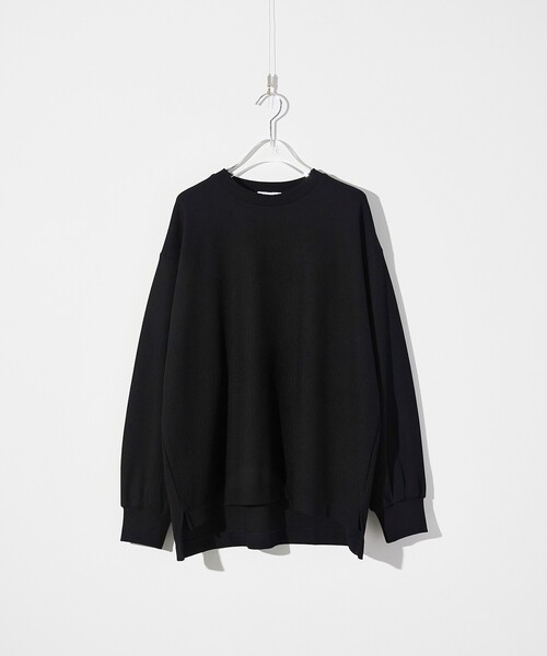 tk.TAKEO KIKUCHI（ティーケータケオキクチ）の「◆カラーワッフル長袖カットソー（Tシャツ/カットソー・メンズ・ホワイト/ブラック/ブルー/グリーン・88）」の3枚目の写真