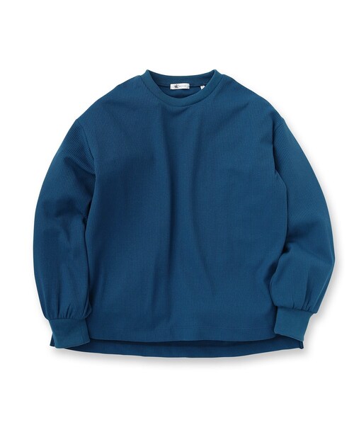 tk.TAKEO KIKUCHI（ティーケータケオキクチ）の「◆カラーワッフル長袖カットソー（Tシャツ/カットソー・メンズ・ホワイト/ブラック/ブルー/グリーン・88）」の11枚目の写真