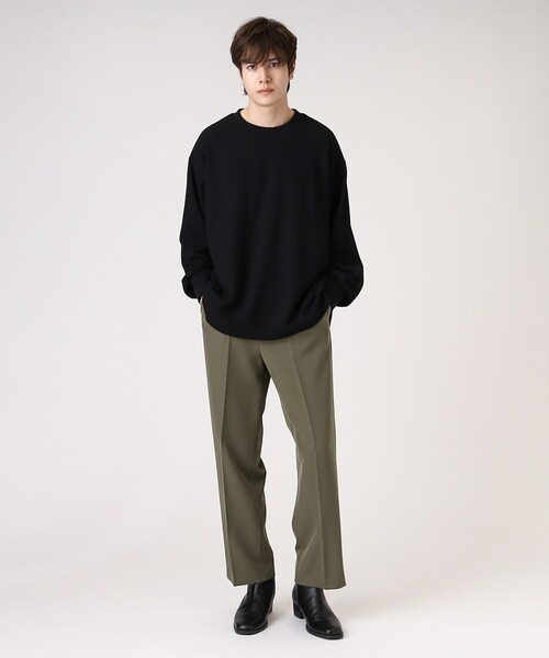 tk.TAKEO KIKUCHI（ティーケータケオキクチ）の「◆カラーワッフル長袖カットソー（Tシャツ/カットソー・メンズ・ホワイト/ブラック/ブルー/グリーン・88）」の15枚目の写真