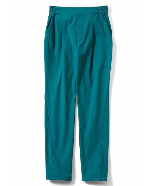 IEDIT（イディット）の「ＩＥＤＩＴ　ぐいっとしなやか　すっきり美脚がうれしい　ストレッチ布はく素材のエアノビテーパードパンツ（その他パンツ・レディース・ネイビー/ベージュ/ブラック/グリーン・X-LARGE/MEDIUM/LARGE/XX-LARGE/XXX-LARGE/SMALL）」の5枚目の写真