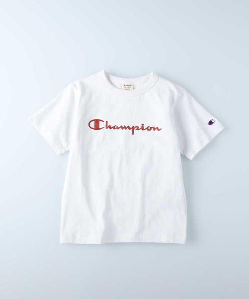 Champion（チャンピオン）の「【Champion】ロゴプリントＴシャツ（Tシャツ/カットソー・キッズ・ホワイト/ブラック/レッド/イエロー/ブルー/グリーン・120/130/105/140）」の19枚目の写真