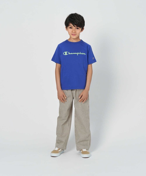 Champion（チャンピオン）の「【Champion】ロゴプリントＴシャツ（Tシャツ/カットソー・キッズ・ホワイト/ブラック/レッド/イエロー/ブルー/グリーン・120/130/105/140）」の13枚目の写真
