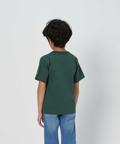 Champion（チャンピオン）の「【Champion】ロゴプリントＴシャツ（Tシャツ/カットソー・キッズ・ホワイト/ブラック/レッド/イエロー/ブルー/グリーン・120/130/105/140）」の7枚目の写真