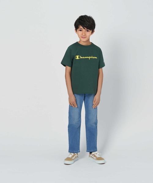 Champion（チャンピオン）の「【Champion】ロゴプリントＴシャツ（Tシャツ/カットソー・キッズ・ホワイト/ブラック/レッド/イエロー/ブルー/グリーン・120/130/105/140）」の8枚目の写真
