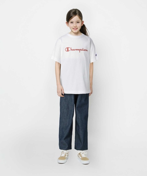 Champion（チャンピオン）の「【Champion】ロゴプリントＴシャツ（Tシャツ/カットソー・キッズ・ホワイト/ブラック/レッド/イエロー/ブルー/グリーン・120/130/105/140）」の12枚目の写真