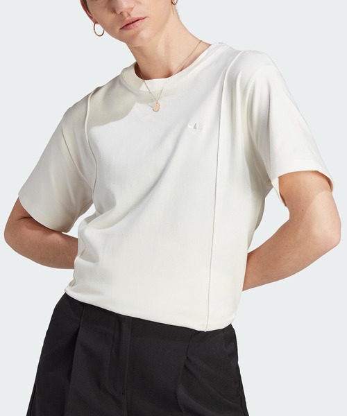Tシャツ・カットソー adidas Premium Essential Tea JD3278 adidas Premium Essentials Tee - White | Free Shipping with
